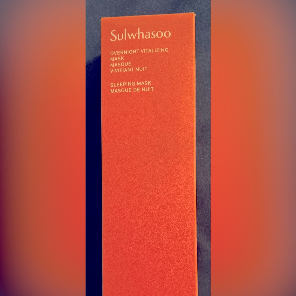 Sulwhasoo Overnight Vitalizing Sleeping Mask/ Moisturizer BNIB Full Size 4.05oz